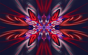 red and purple illustration