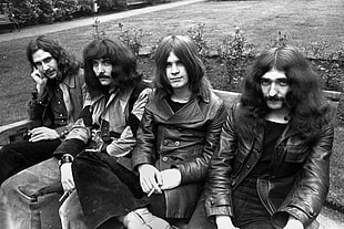 leather zip jacket, men, musician, Black Sabbath, Ozzy Osbourne HD wallpaper
