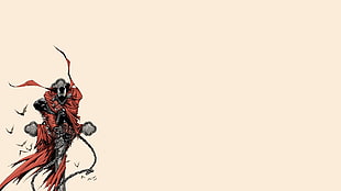 gray and red character with sword digital wallpaper, Spawn, Todd McFarlane