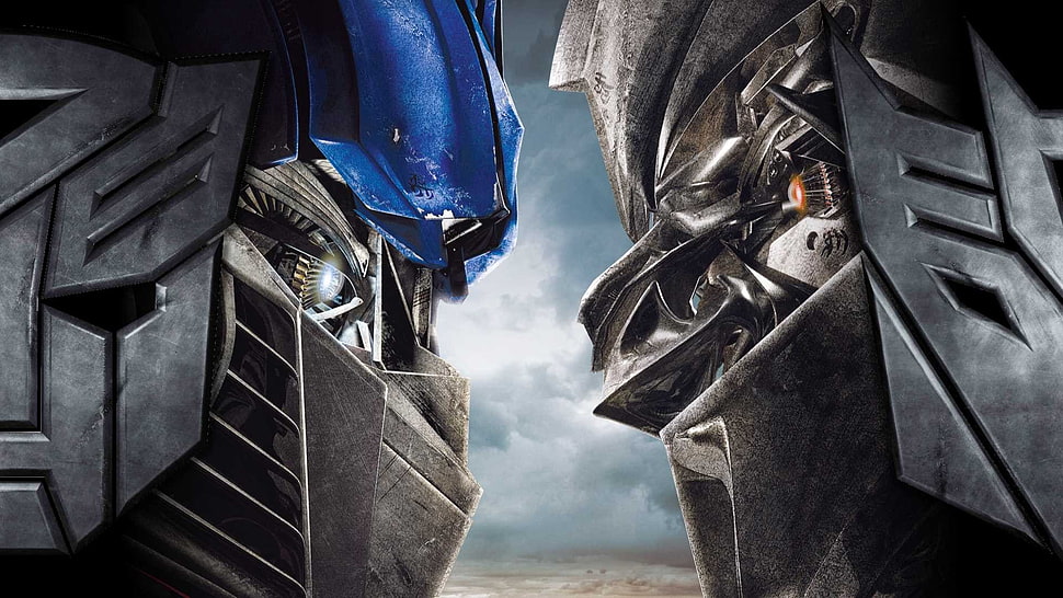 Transformers Autobots Optimus Prime and Megatron Decepticons digital wallpaper, movies, Transformers HD wallpaper