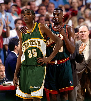 Kevin Durant, NBA, basketball, Shawn Kemp, Kevin Durant HD wallpaper