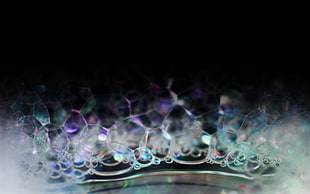 bubbles illustration HD wallpaper