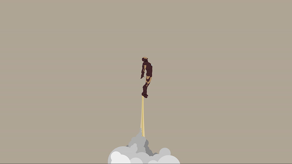 Iron Man illustration HD wallpaper