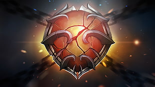 brown and black wooden wall decor, Dota 2, Loading screen