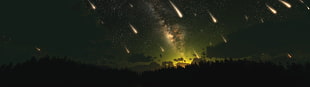 meteor shower graphics wallpaper HD wallpaper