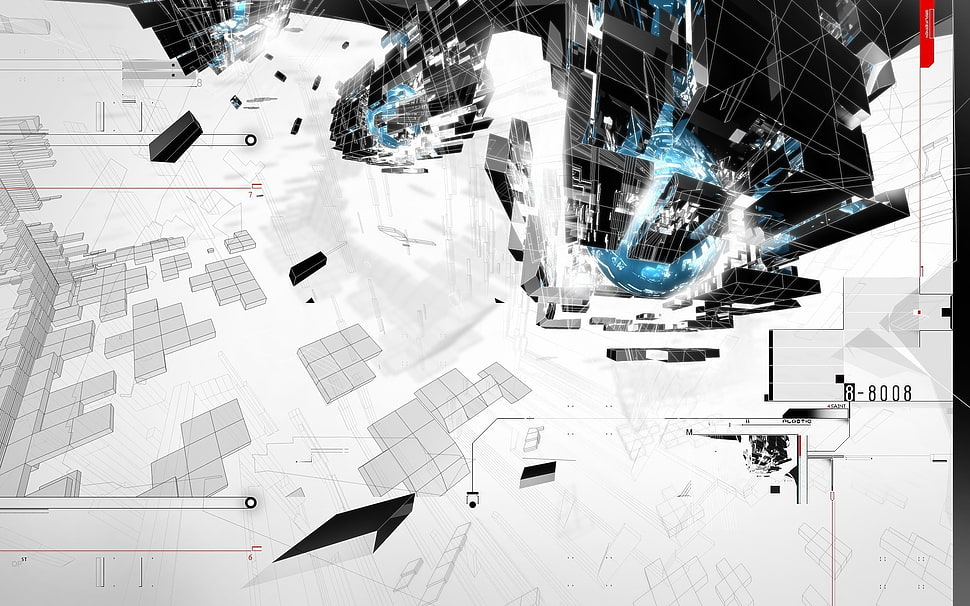 abstract, 3D HD wallpaper