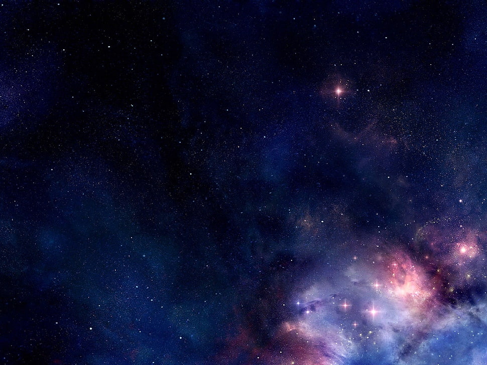 nebula with stars HD wallpaper