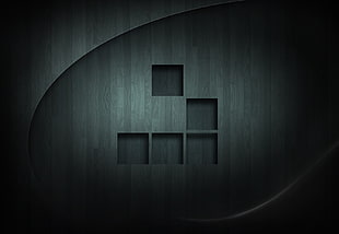 black and brown wall, digital art, abstract, pattern