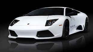 white and black car door, Lamborghini Murcielago