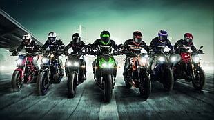 people on motorcycle HD wallpaper