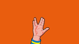 hand sign illustration HD wallpaper