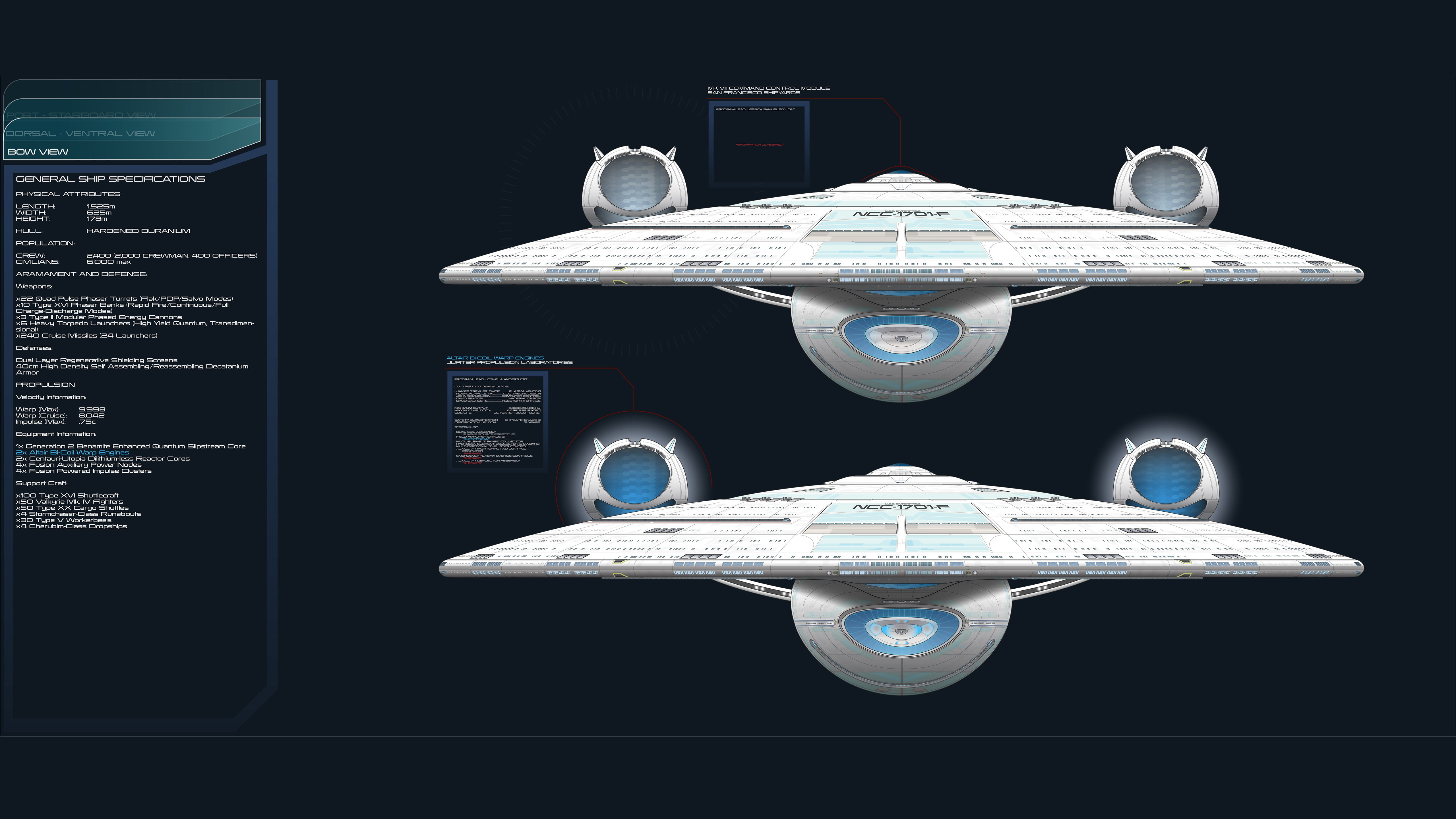 white space ship illustration, Star Trek, USS Enterprise (spaceship)