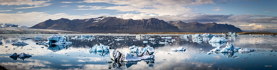 glaciers and mountains, mountains HD wallpaper