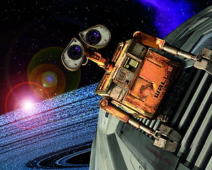 Wall E illustration, WALL-E