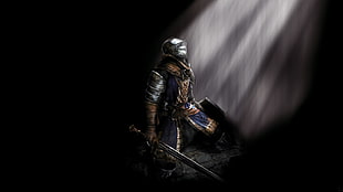 warrior illustration, video games, Dark Souls