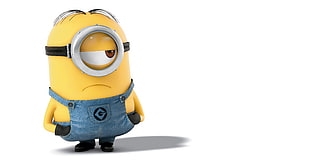 Minion character in white background