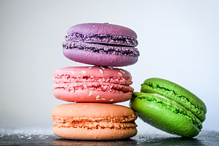 Macaroons,  Almond biscuits,  Pastries,  Colorful