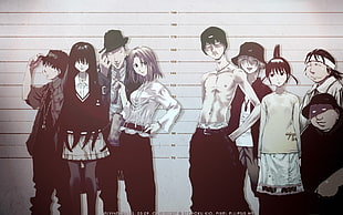 anime characters wallpaper, Genshiken, Ogiue Chika, Ohno Kanako, Kasukabe Saki HD wallpaper