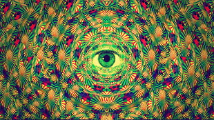 green eye HD wallpaper