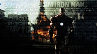 Iron Man poster HD wallpaper