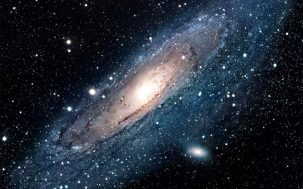 galaxy digital wallpaper HD wallpaper