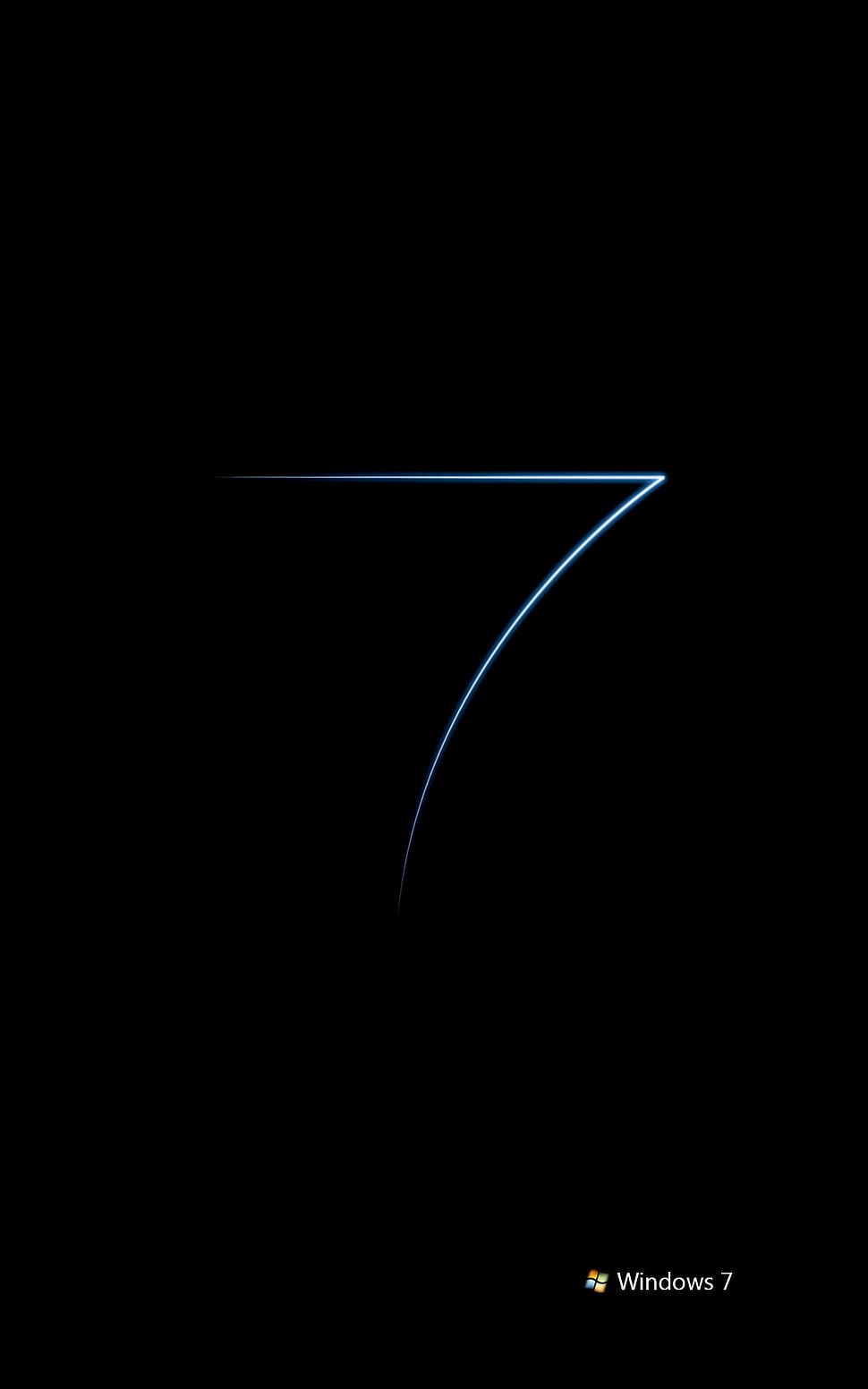 MicrosoftWindows 7 logo, Windows 7, Microsoft Windows, operating systems, minimalism HD wallpaper
