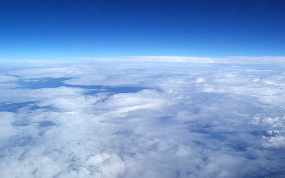clouds, sky, horizon, clouds HD wallpaper