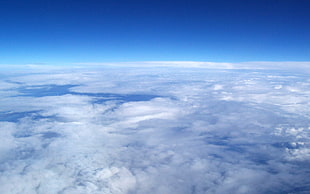 clouds, sky, horizon, clouds HD wallpaper