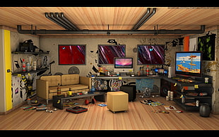 assorted-color item lot \, Gamer HD wallpaper