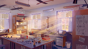 illustration of house interior