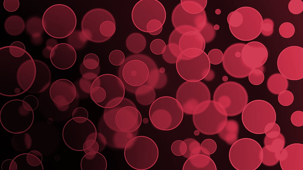 red and black bokeh lights HD wallpaper