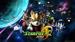 StarFox Zero digital wallpaper, Star Fox, Star Fox Zero, Nintendo, video games