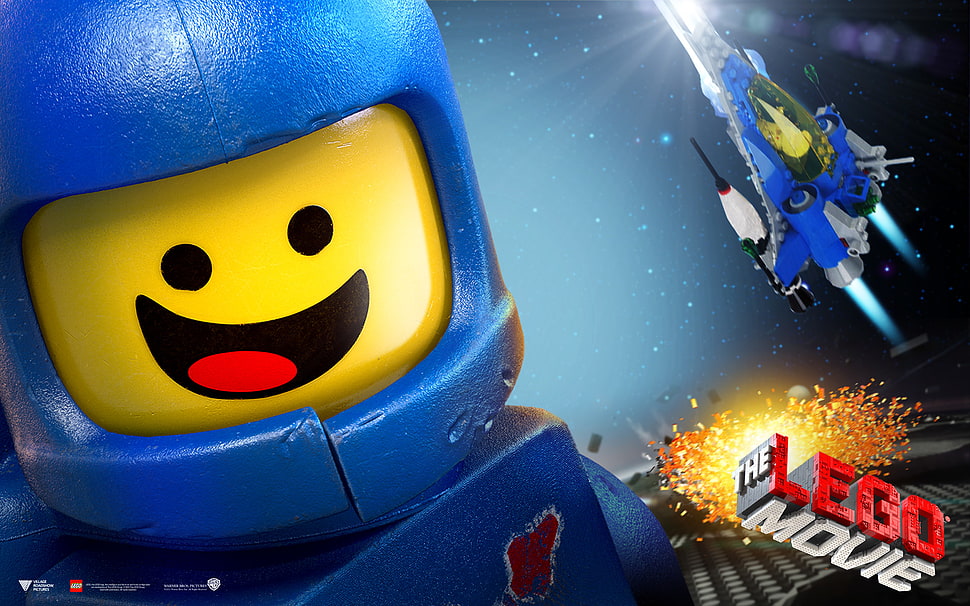 The LEGO Movie illustration, LEGO, spaceship, The Lego Movie HD wallpaper