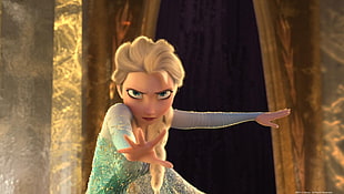 Disney Frozen Elsa, Princess Elsa, Frozen (movie), animated movies, movies HD wallpaper
