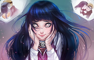 Naruto Hinata clip art, Hinata Hyūga (Naruto Shippuden), Naruto Shippuuden, anime girls HD wallpaper