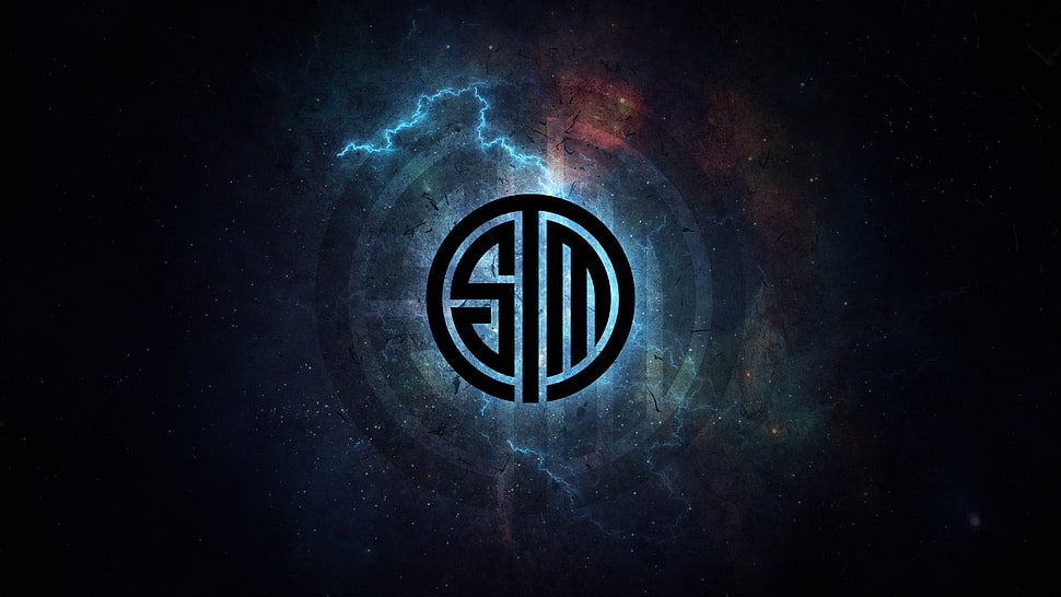 black STM logo, Team Solomid HD wallpaper