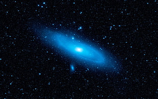 galaxy illustration, space, galaxy, Andromeda HD wallpaper