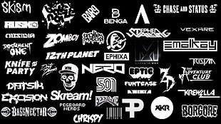 assorted logos HD wallpaper