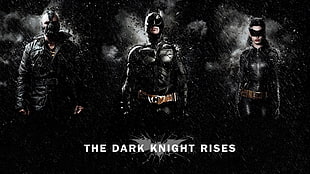 Batman The Dark Knight Rises digital wallpaper