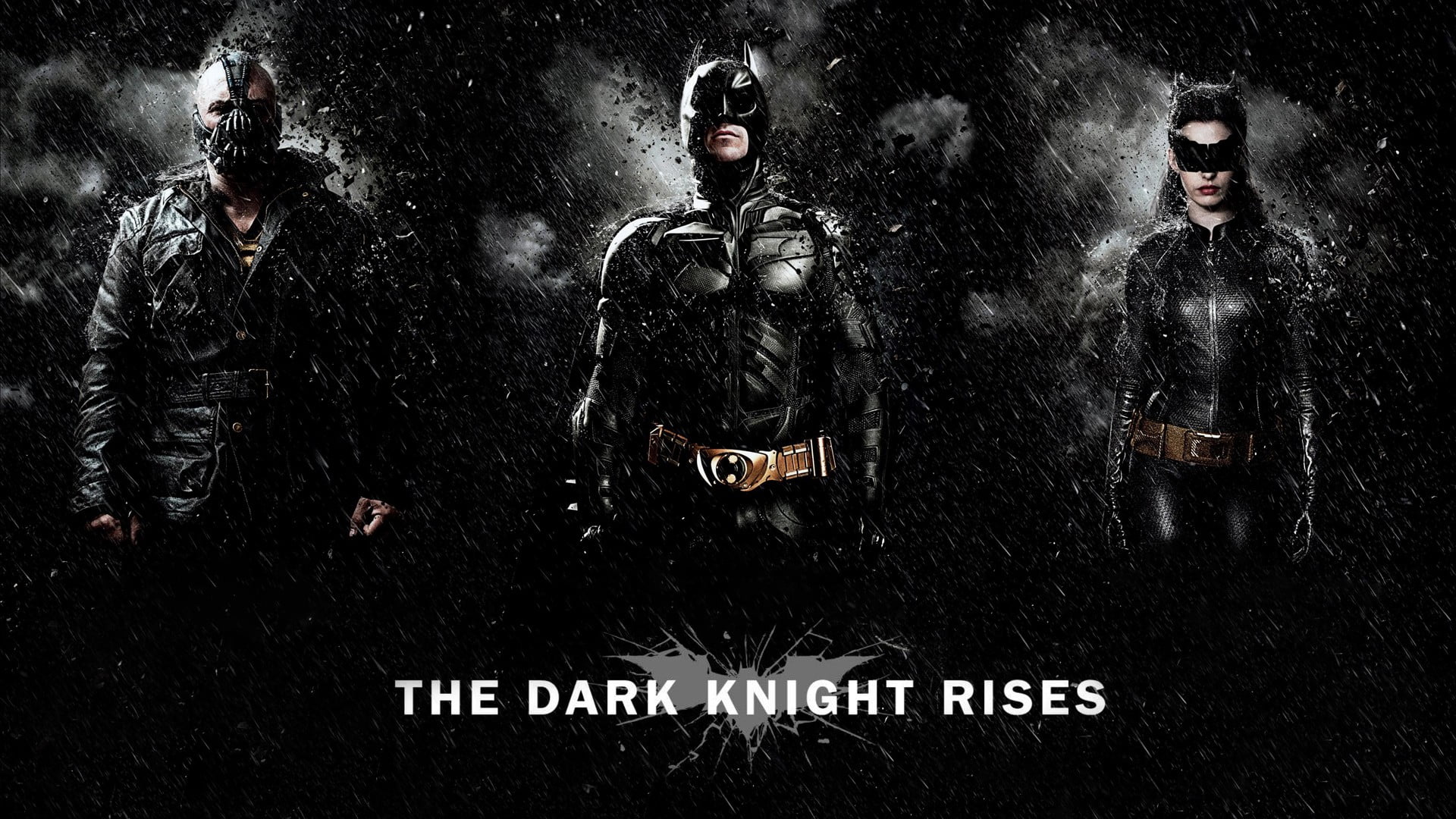 Batman The Dark Knight Rises digital wallpaper