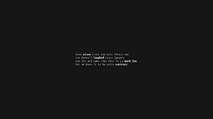 white text on black background, music, The Shins, indie rock, song