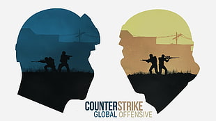 Counterstrike Global Offensive logo HD wallpaper