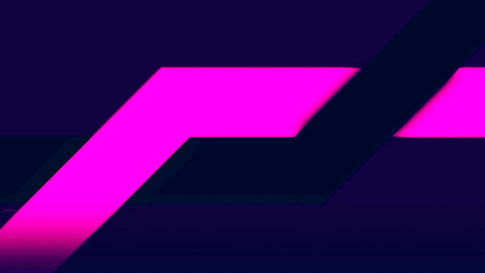 abstract, shapes, neon HD wallpaper