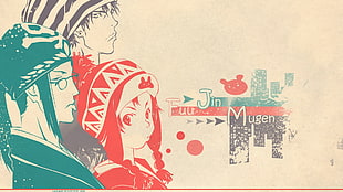 Fuu Jin Mugen illustration, Samurai Champloo, Jin (Samurai Champloo), Mugen, Fuu