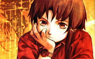 female anime character, Serial Experiments Lain, Lain Iwakura, anime HD wallpaper