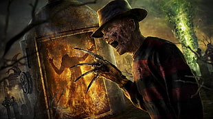 Nightmare of Elm Streets Freddy Krueger, Freddy Krueger, digital art HD wallpaper