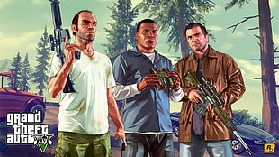 Grand Theft Auto 5 digital wall paper