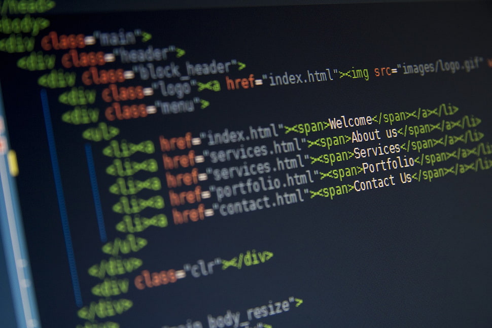 source code, languages, programming, HTML HD wallpaper