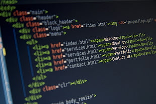 source code, languages, programming, HTML