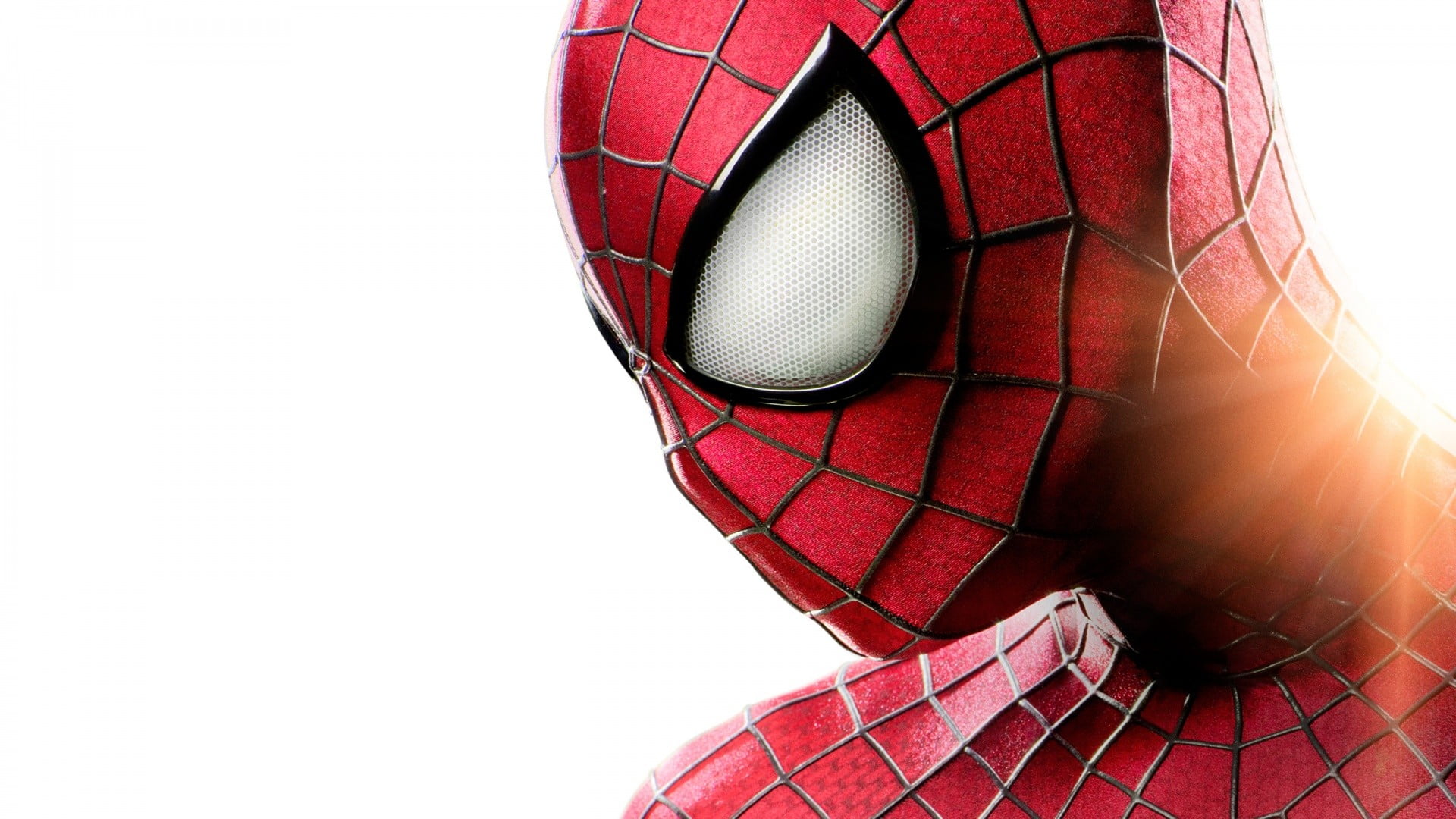Những fan của Nhện Đen hãy đến và xem hình ảnh Spider Man trên nền trắng tuyệt đẹp. Bạn sẽ thấy được chi tiết từng mảnh giáp kim loại đầy tính thẩm mỹ của áo giáp của Spider Man.